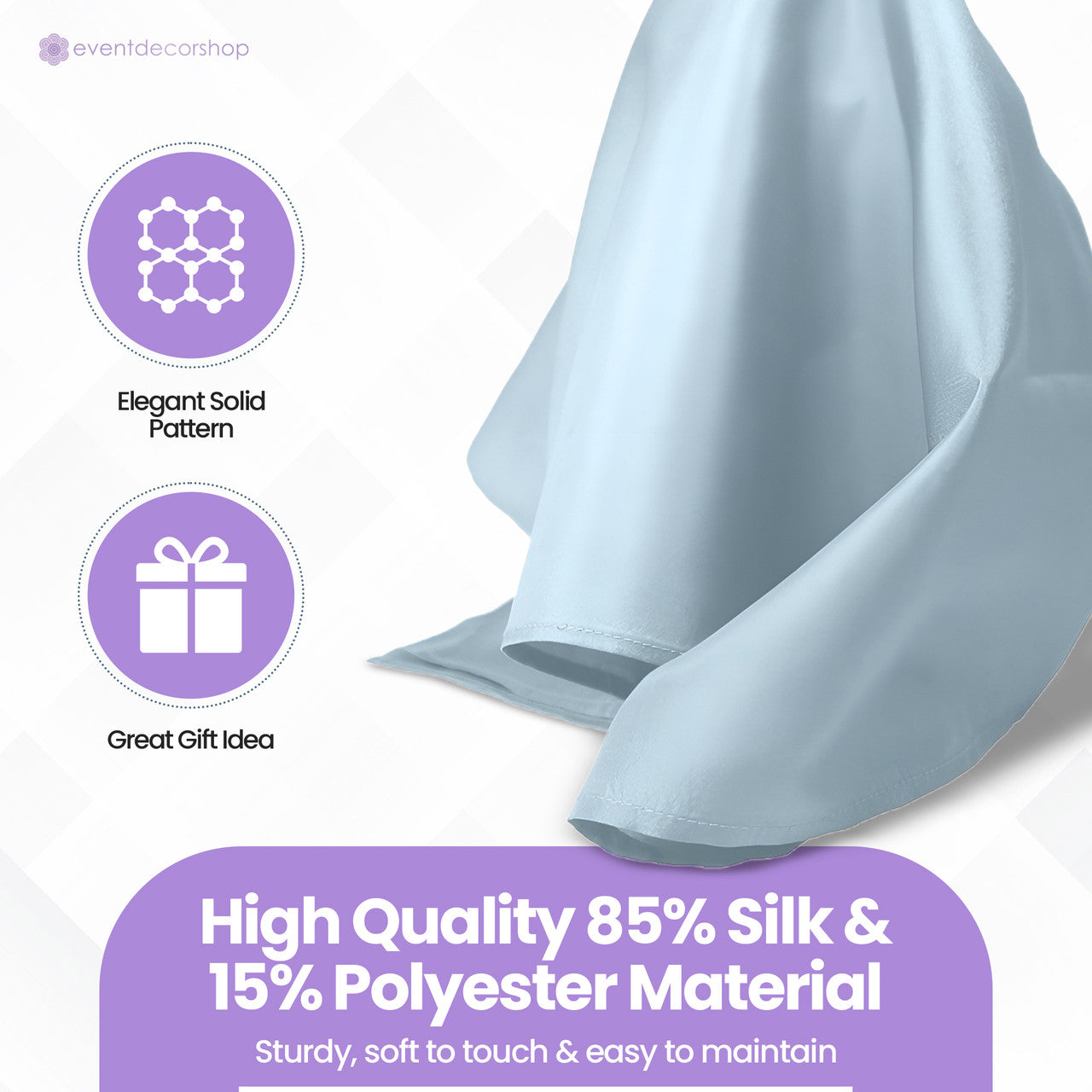 Pocket Square Handkerchief - Sky Blue