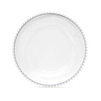 Round Charger Plate - Clear with Clear Beads x 6