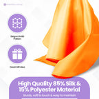 Pocket Square Handkerchief - Orange