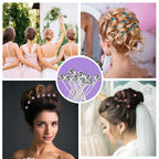 Crystal Hair Pins - 10pcs
