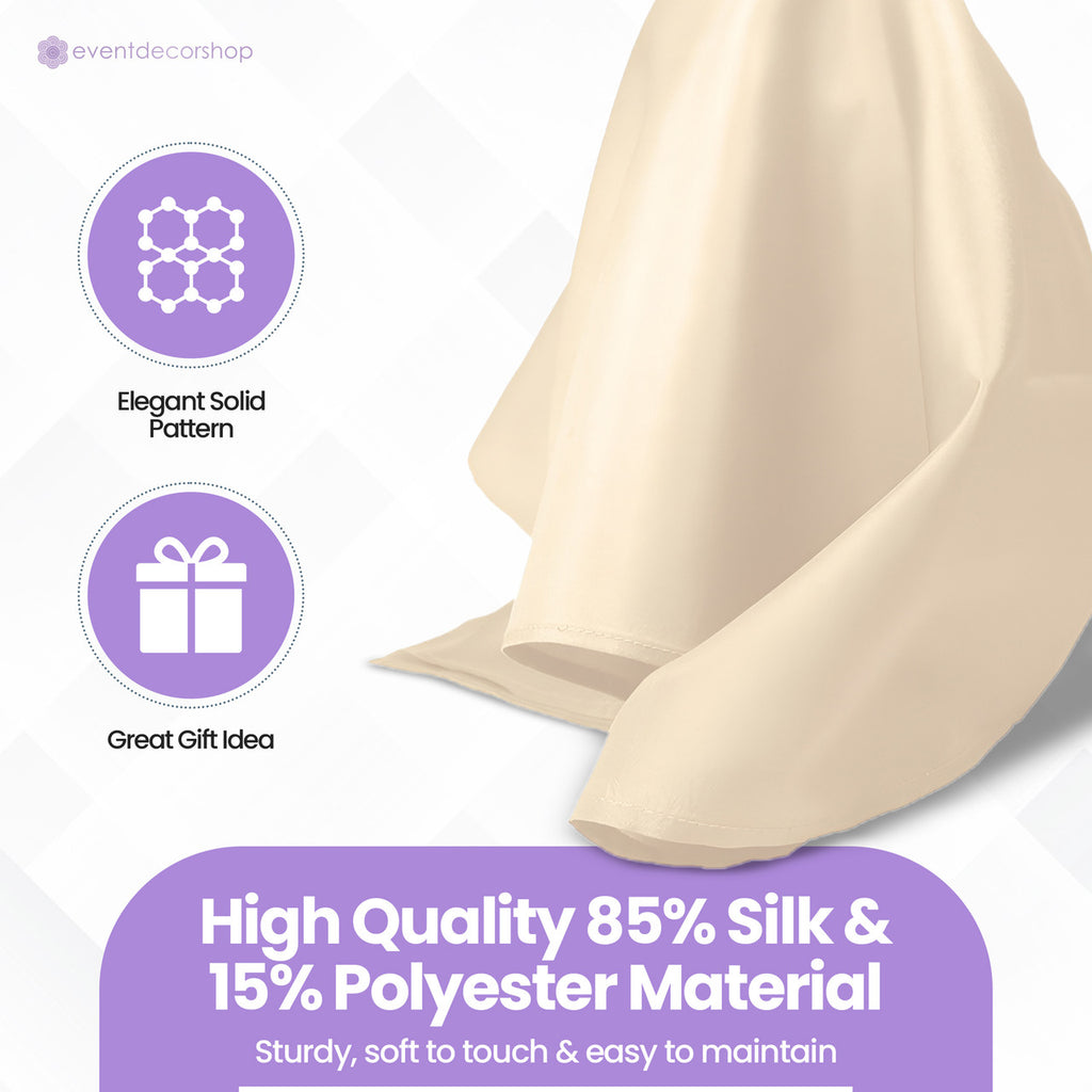 Pocket Square Handkerchief - Ivory