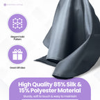 Pocket Square Handkerchief - Light Grey