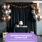 160gsm Spandex Backdrop - Black