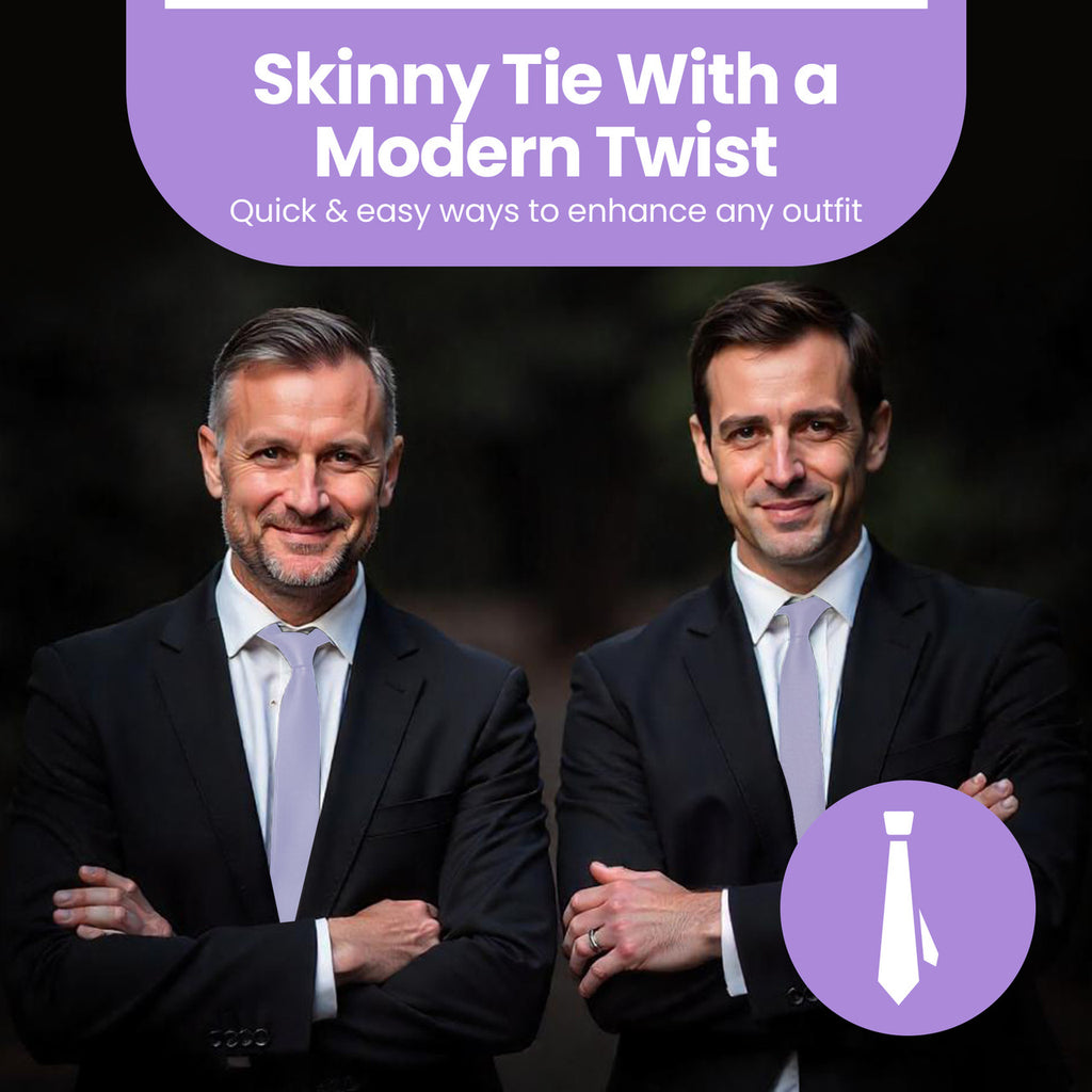 Lilac Purple Tie and Handkerchief