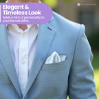 Pocket Square Handkerchief - Sky Blue