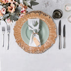 13" Round Charger Plate - Vintage Rose Gold