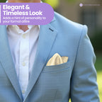 Pocket Square Handkerchief - Beige