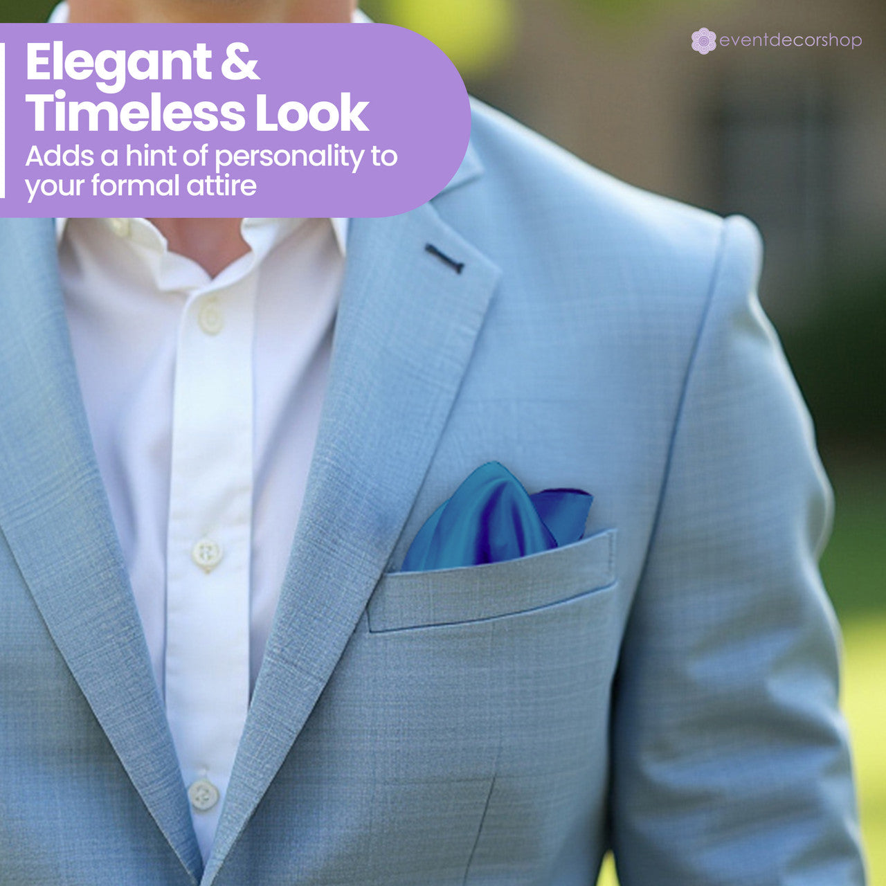 Pocket Square Handkerchief - Royal Blue
