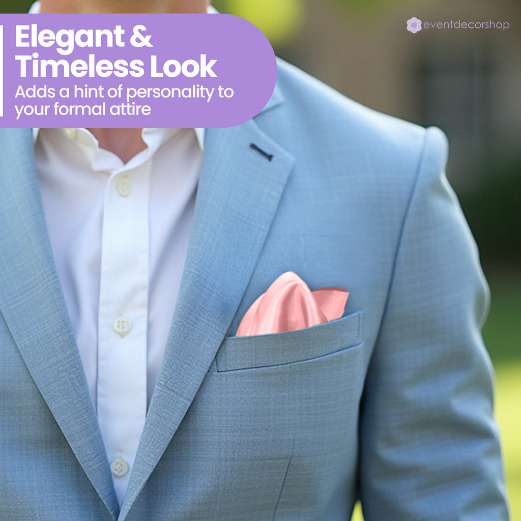 Pocket Square Handkerchief - Baby Pink