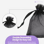 Organza Bags - 7cm x 9cm - 100pcs - Mixed Colours