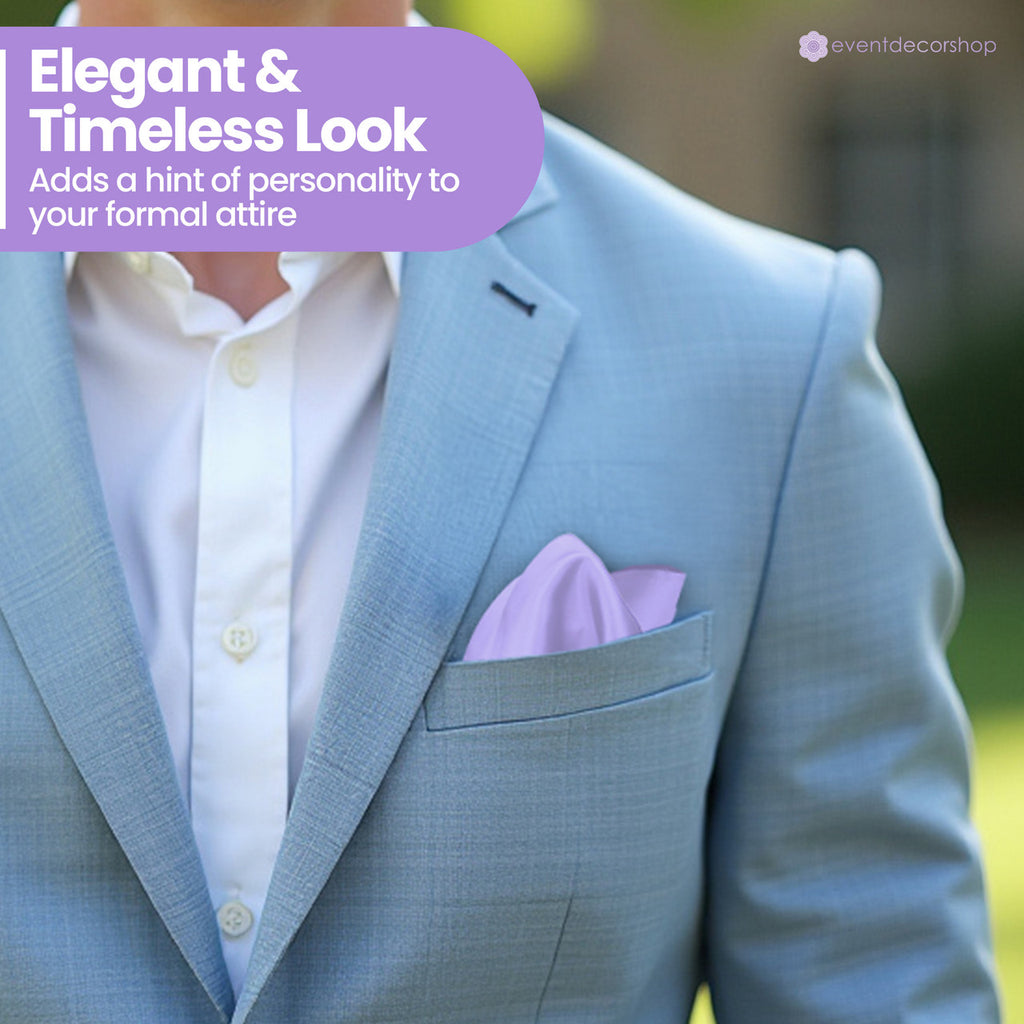 Pocket Square Handkerchief - Light Purple