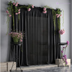 100GSM Ice Silk Photography Backdrop (No Swag) - Black
