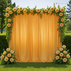 100GSM Ice Silk Photography Backdrop (No Swag) - Gold