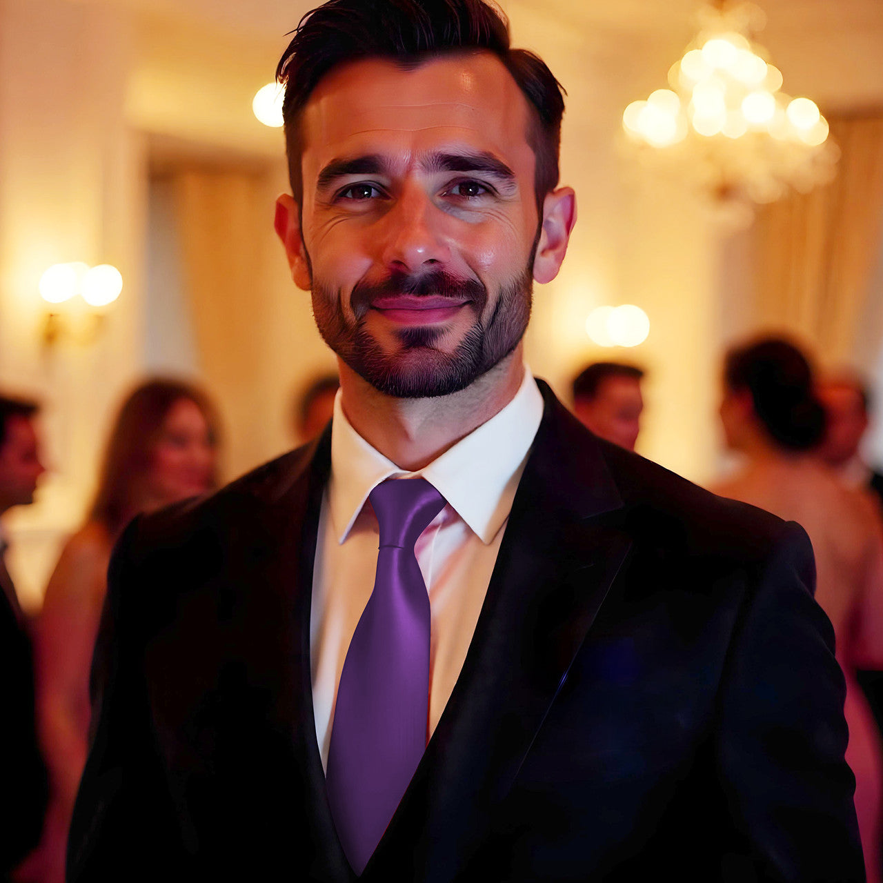 Dark Purple Neck Tie