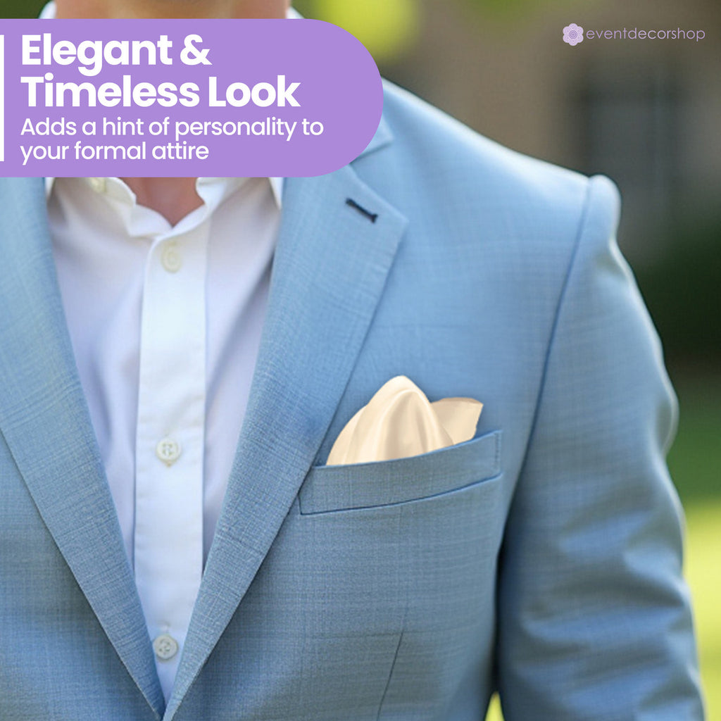 Pocket Square Handkerchief - Ivory