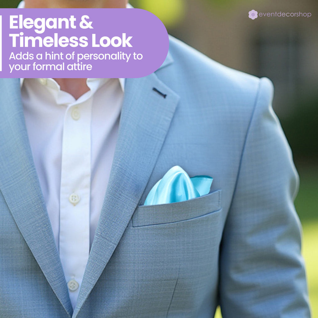 Pocket Square Handkerchief - Aqua