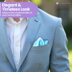 Pocket Square Handkerchief - Aqua