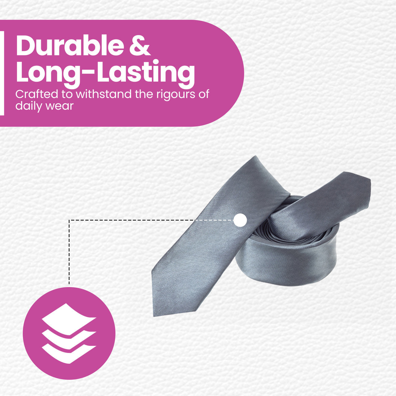 Light Grey Neck Tie