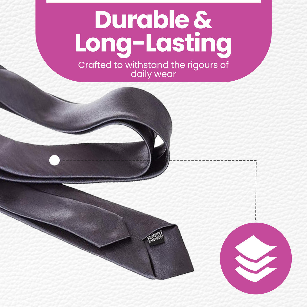 Dark Grey Neck Tie