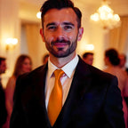 Orange Neck Tie