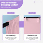 160gsm Spandex Backdrop - Baby Pink