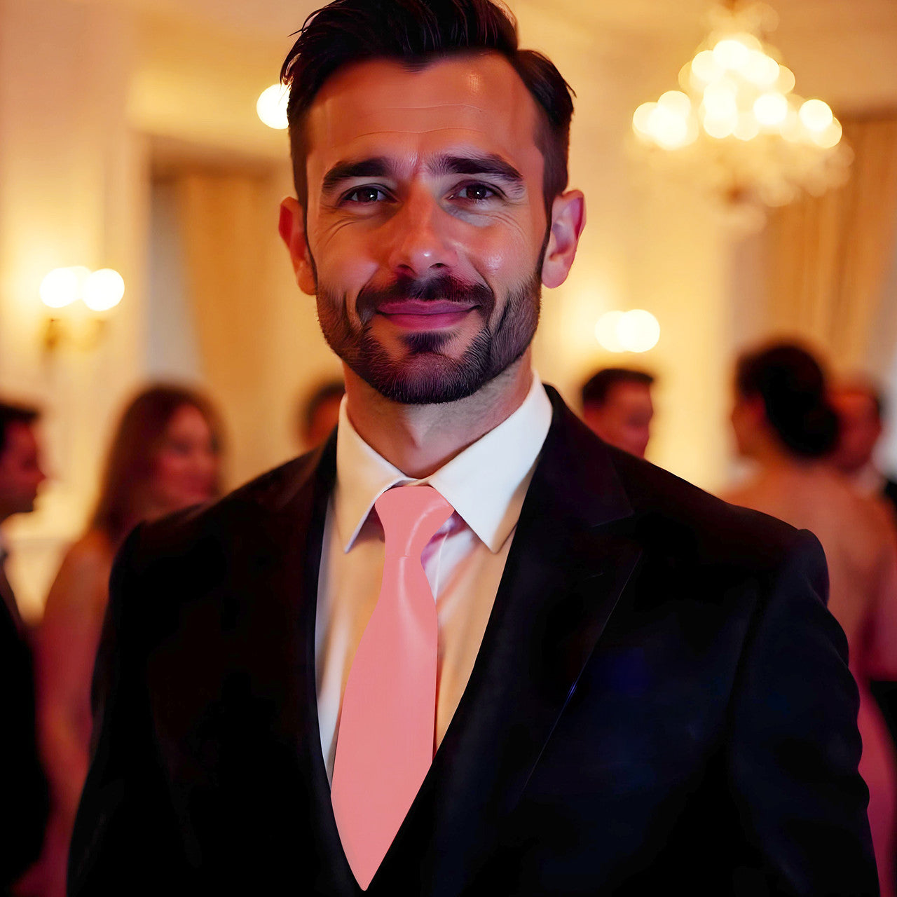 Rose Pink Neck Tie