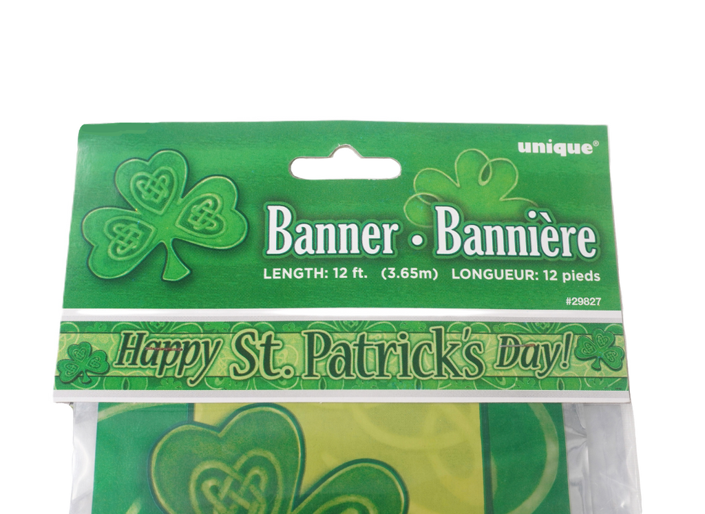 St Patrick's Day Banner - 3.65m
