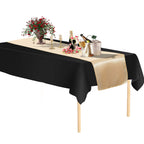 Plastic Table Cloth And Champagne Runner Set - 2Pcs