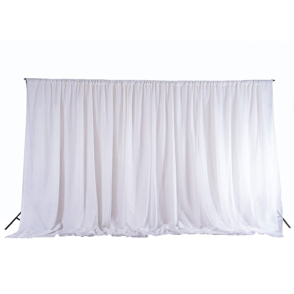 150GSM Ice Silk Photography Backdrop (No Swag) - White
