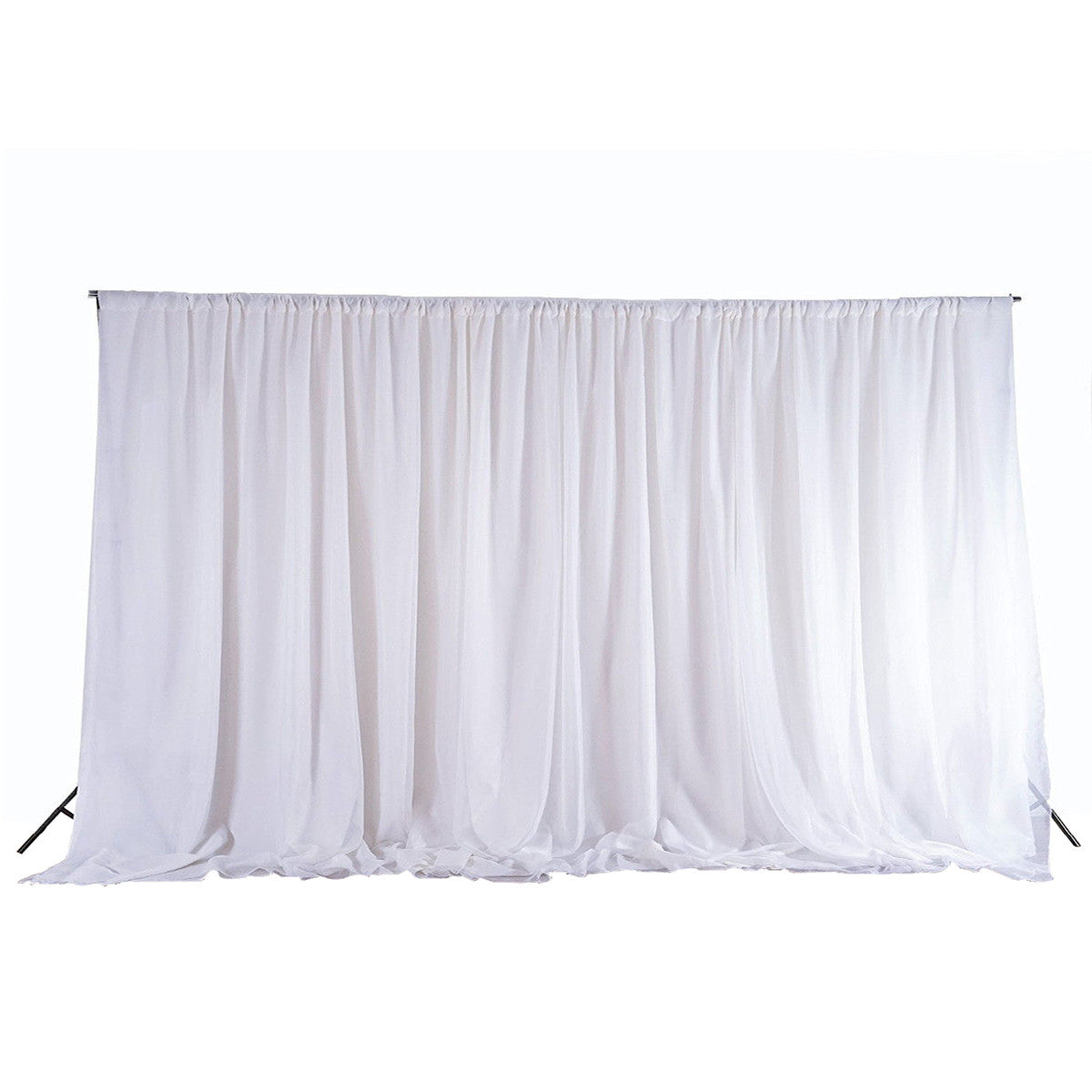 150GSM Ice Silk Photography Backdrop (No Swag) - White