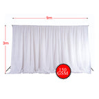 150GSM Ice Silk Photography Backdrop (No Swag) - White