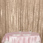 4ft x 7ft Sequin Photography Backdrop - Rose Gold