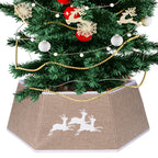 Christmas Tree Skirt Base Cover - Gold