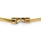Stretch Belt with Three Pyramid Buckle - Gold
