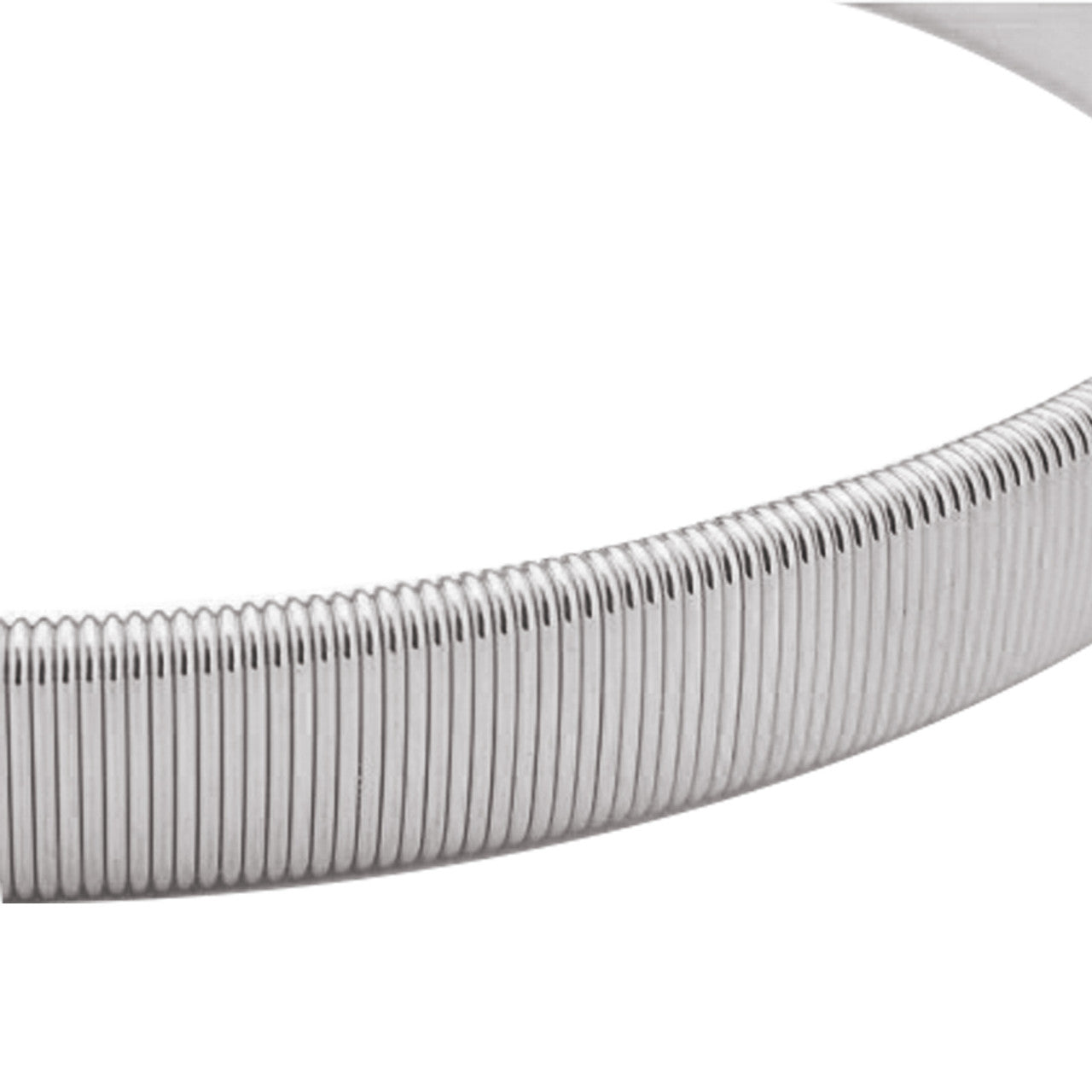 Skinny Stretch Belt - Silver
