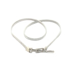 Skinny Stretch Belt - Silver
