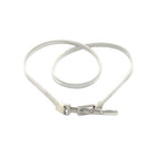 Skinny Stretch Belt - Silver
