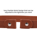 Brown Elastic Belt