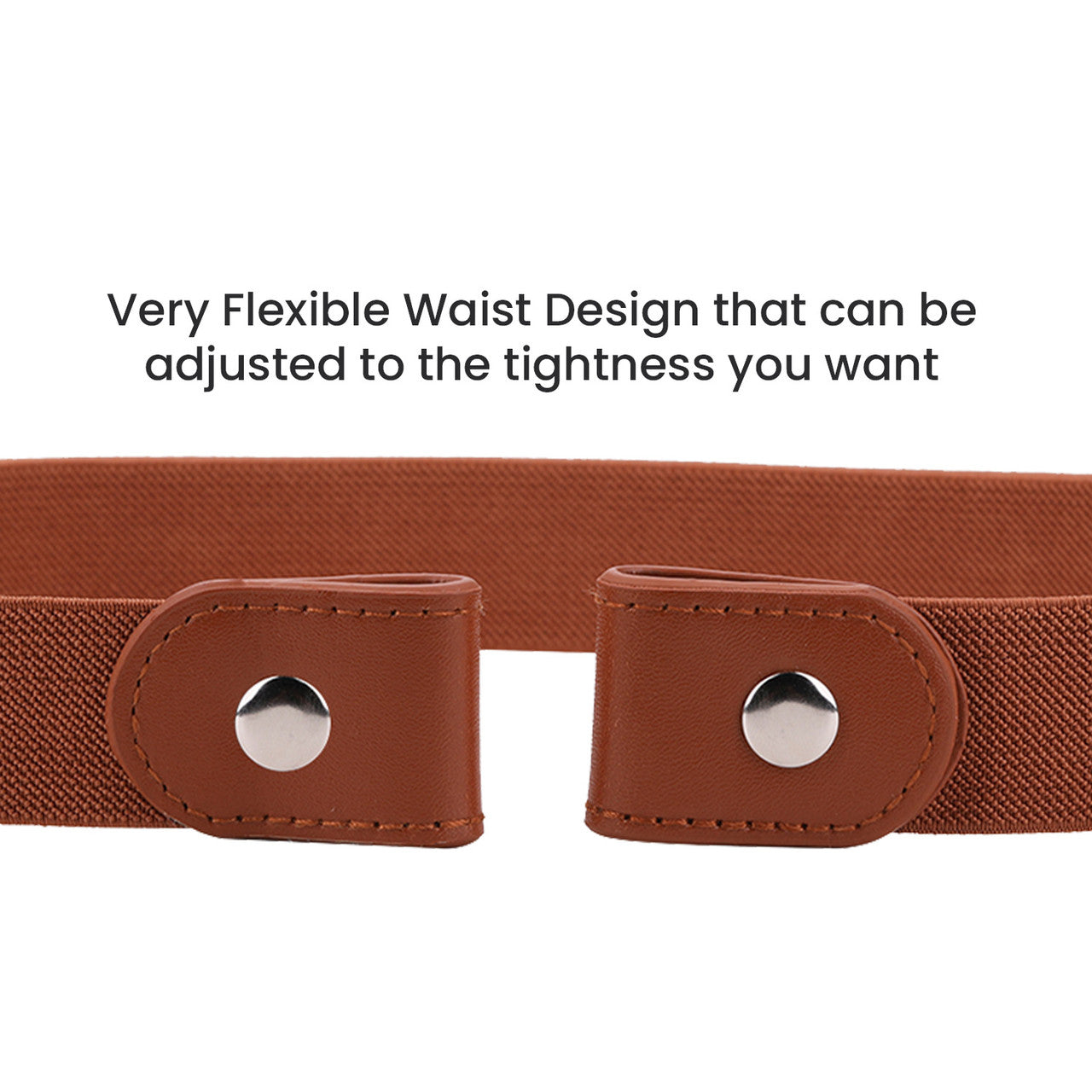 Brown Elastic Belt