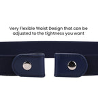 Navy Elastic Belt