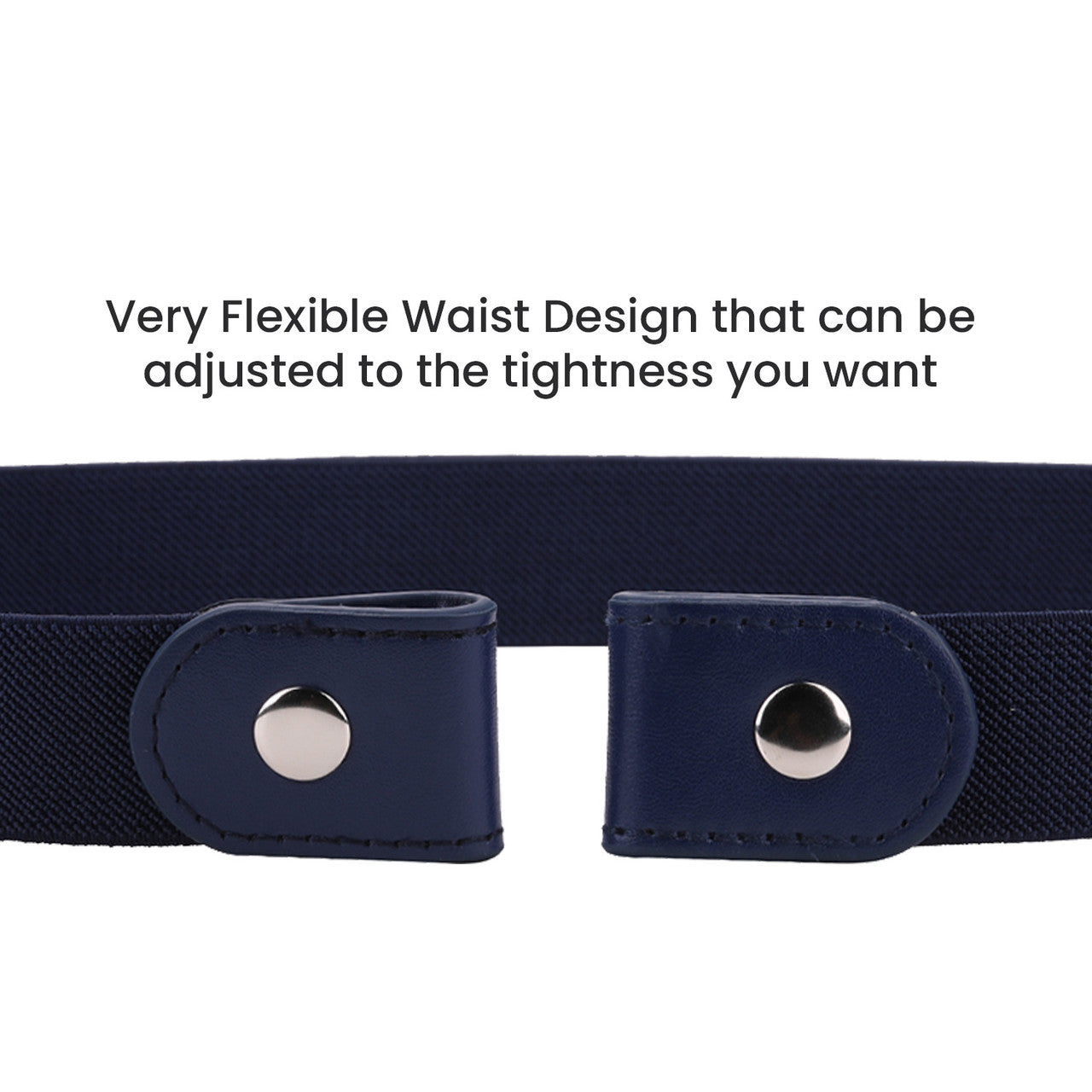 Navy Elastic Belt