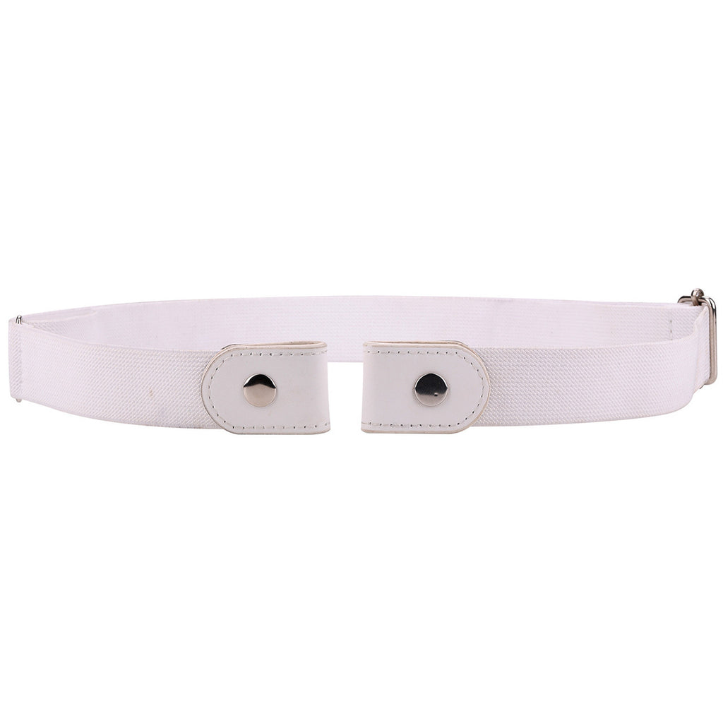 White Elastic Belt