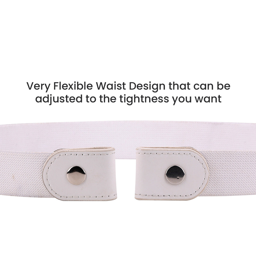 White Elastic Belt