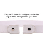 White Elastic Belt
