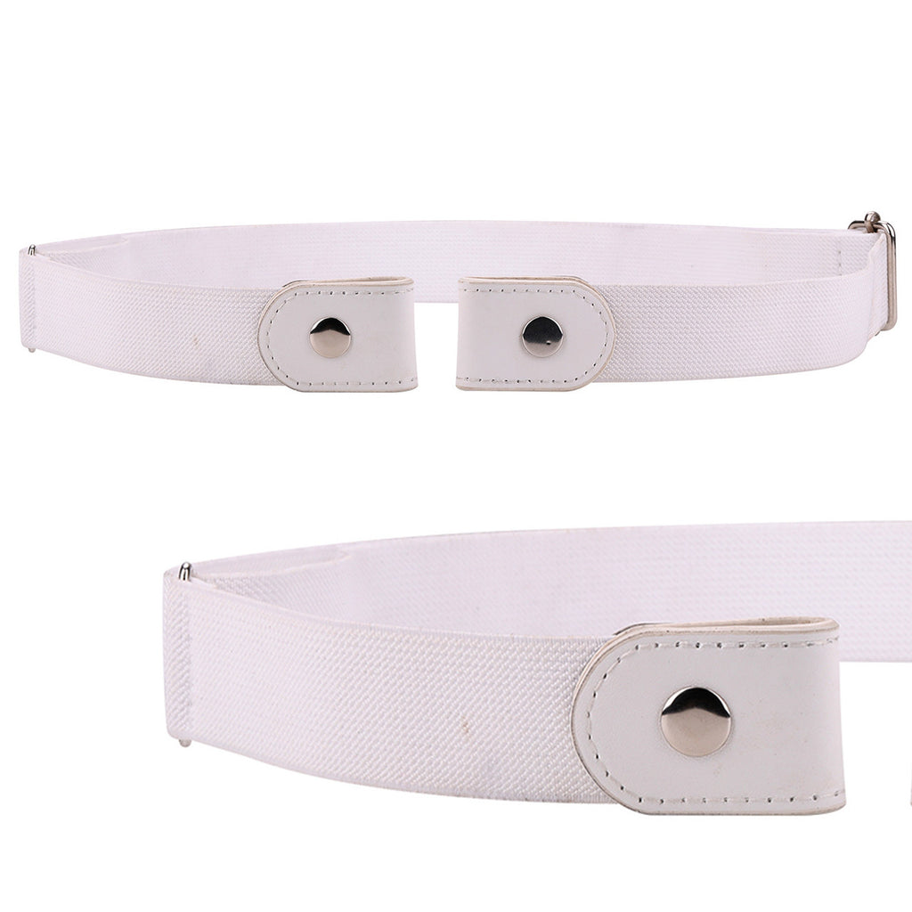 White Elastic Belt