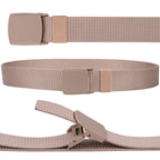 Webbing Canvas Belt - Cream
