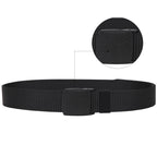 Webbing Canvas Belt - Black