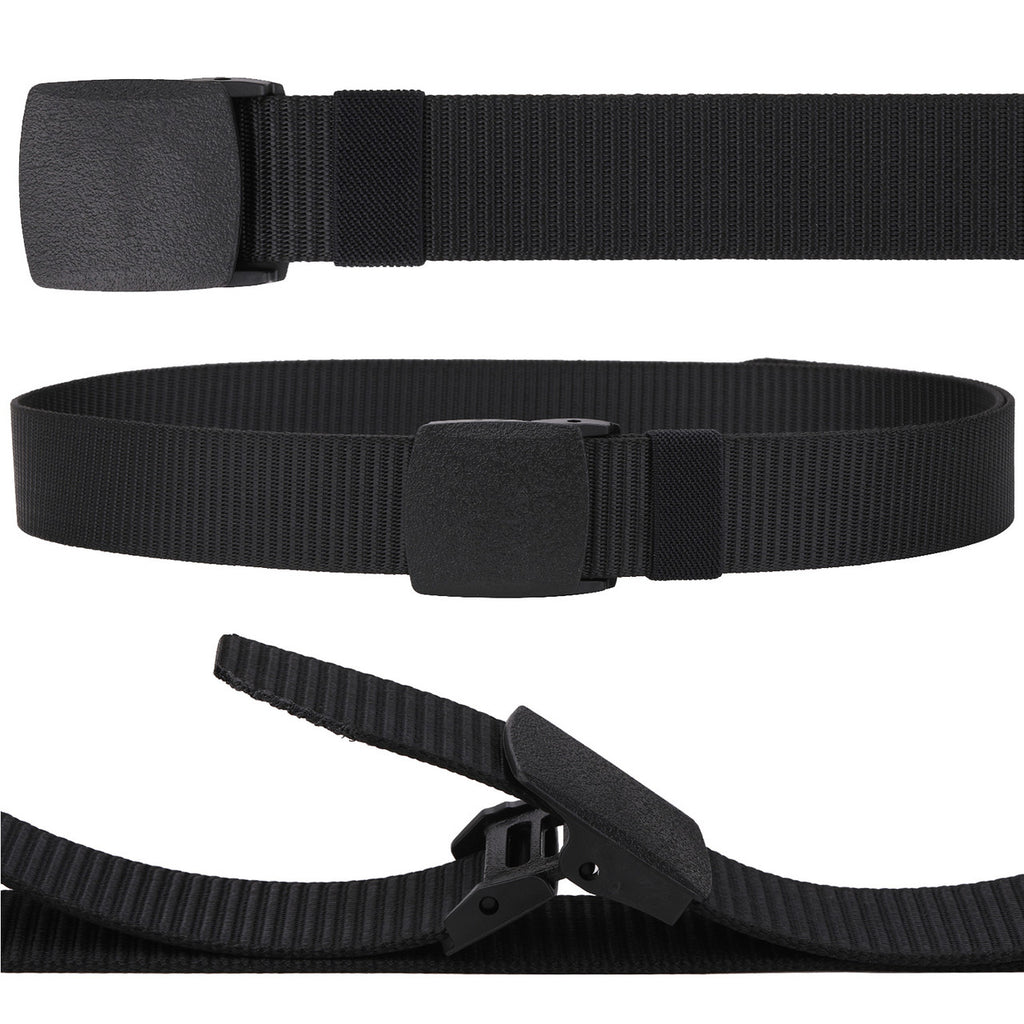 Webbing Canvas Belt - Black