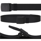 Webbing Canvas Belt - Black