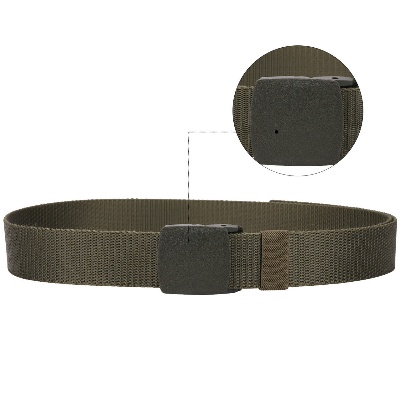 Webbing Canvas Belt - Green